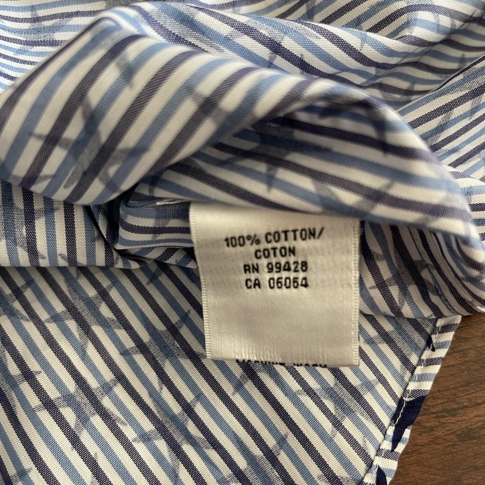 🔥BUGATCHI Men’s Casual Shirt Sz Large Short Sleeve - Picture 6 of 9